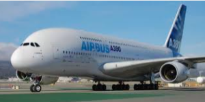 Exterior view of an airbus