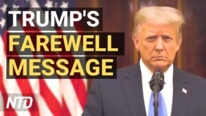 President Trump's farewell message